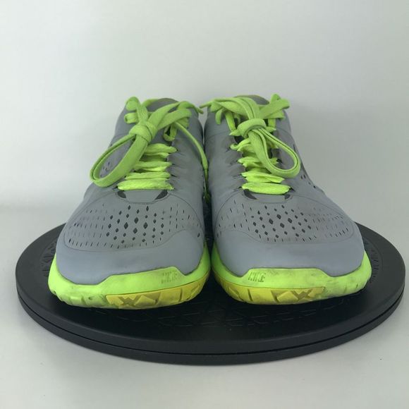 Nike FS Lite Trainer Gray/Green Athletic Running Shoes 615972-012 Men's Size 11 - Picture 2 of 12